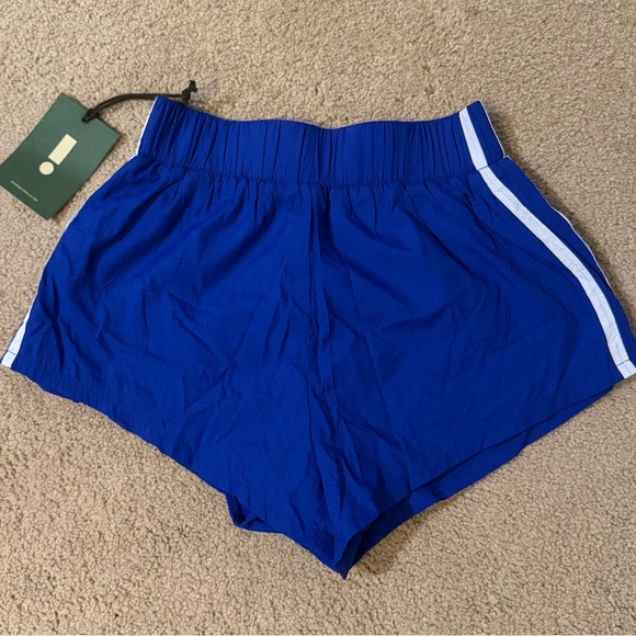 DAILY DRILLS Super Bounce Shorts with Stripes!!! COBALT (XS) - Picture 4 of 6
